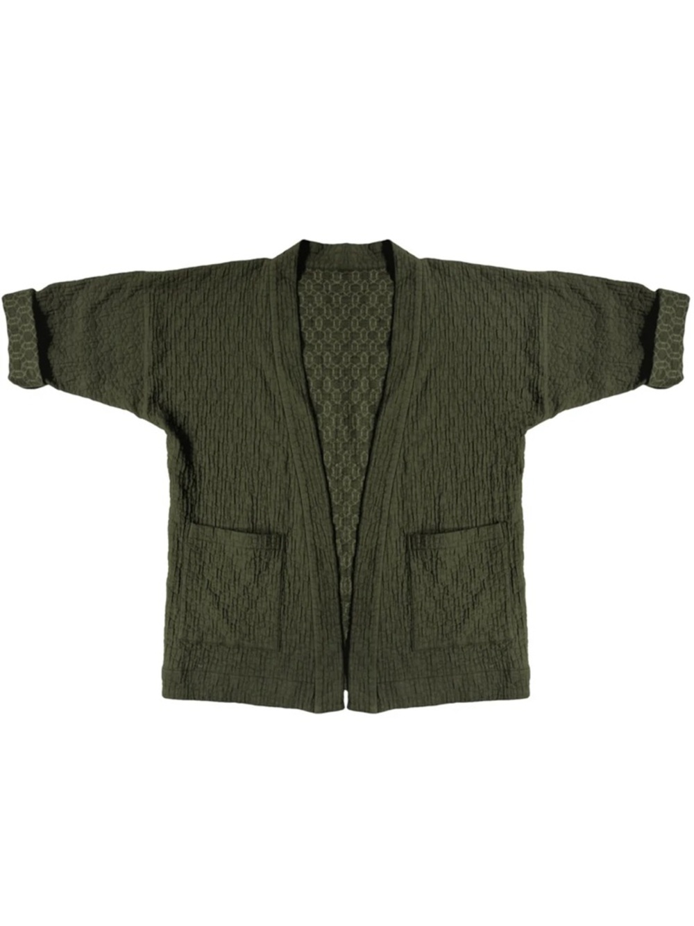 Jules Cardigan in Olive Green by Curator SF